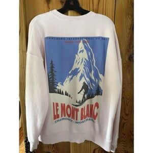 Women's Oversized Pullover Sweatshirt - Wild Fable™ Pink Le Mont Blanc M